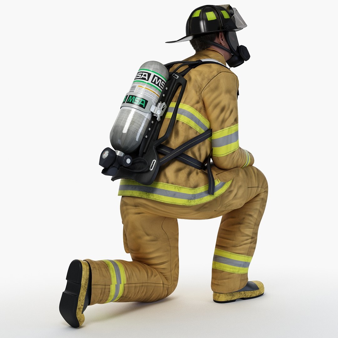 Firefighter Character Rigging 3d Max