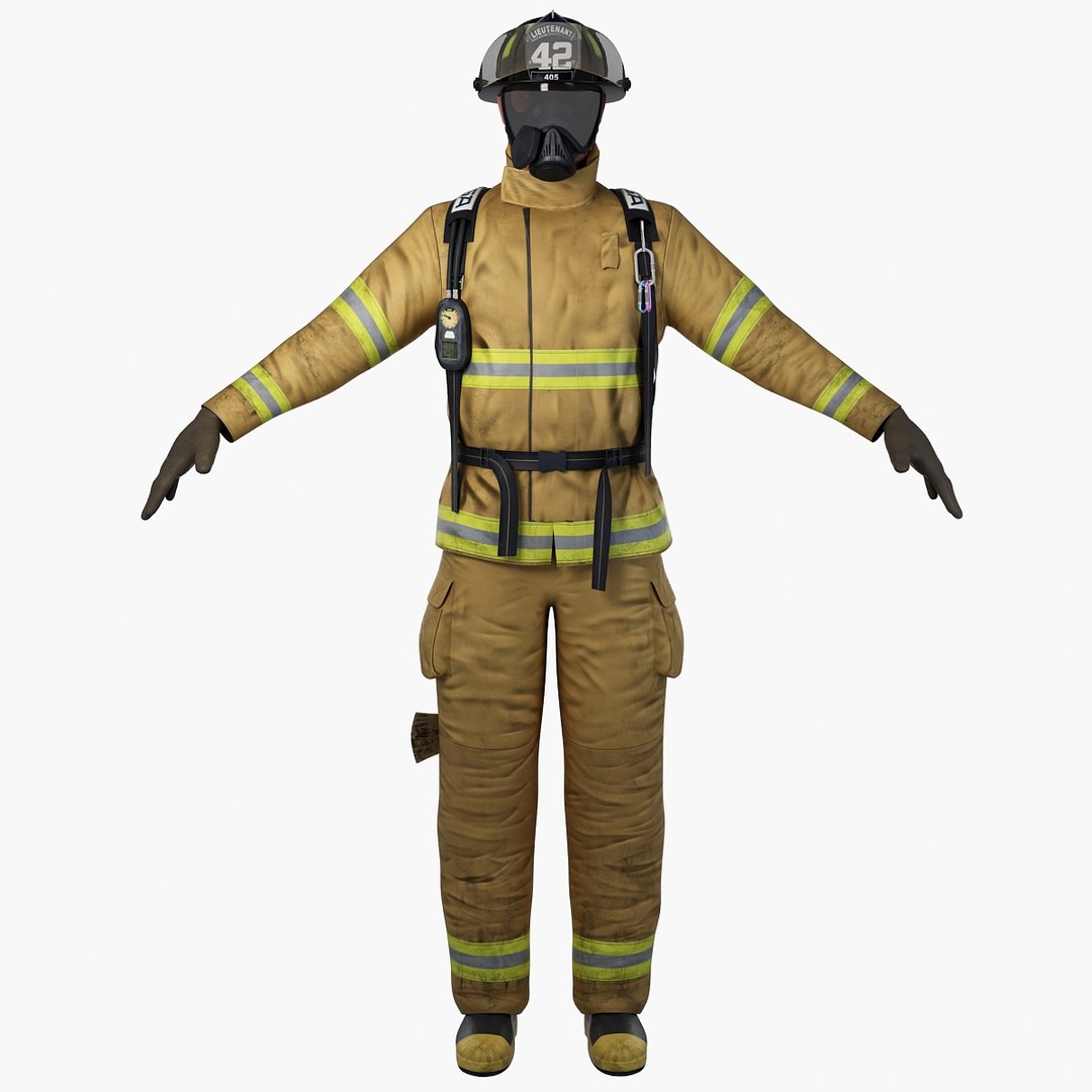Firefighter Character Rigging 3d Max