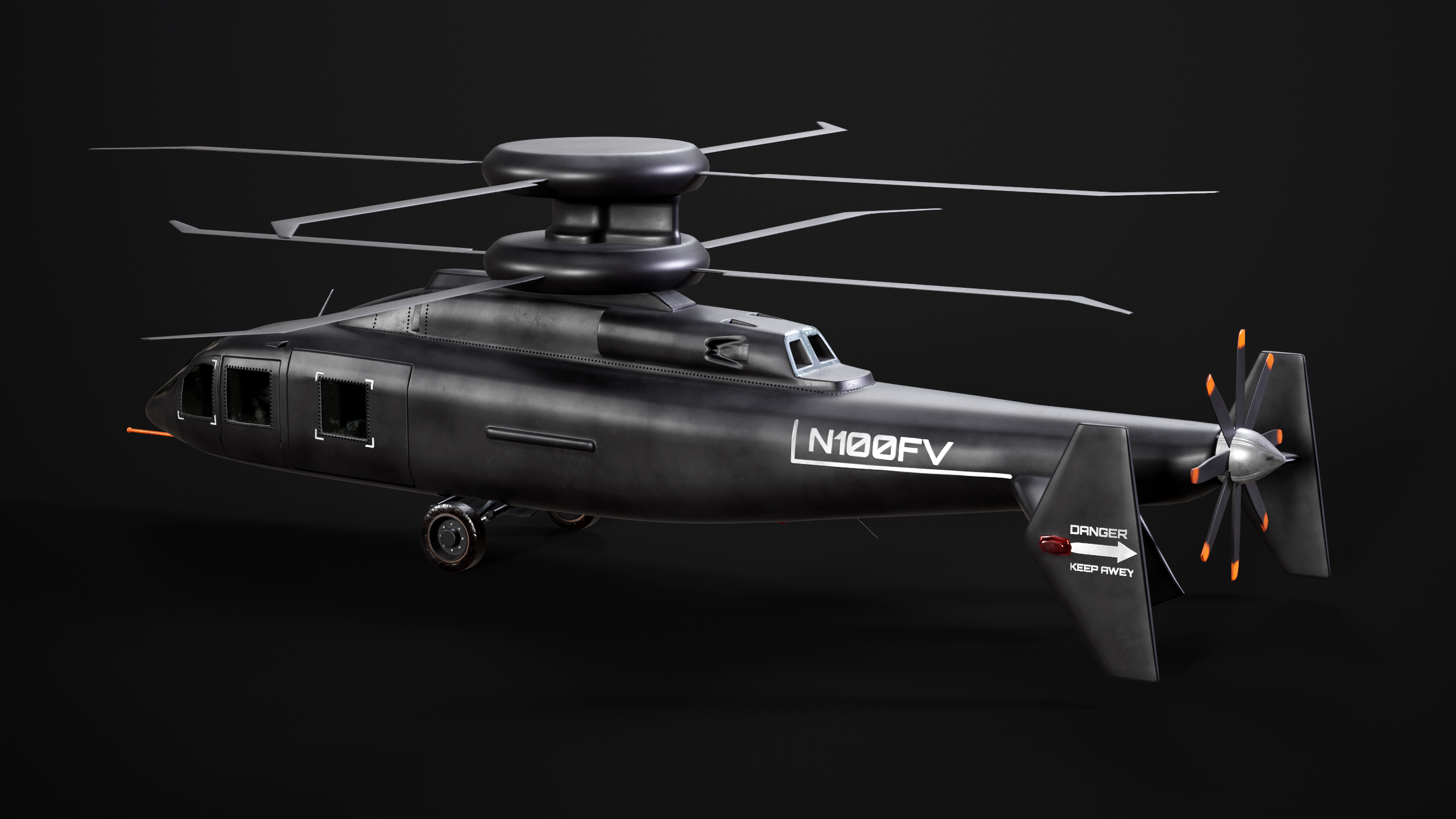 SikorskyBoeing SB1 Defiant Helicopter 3D TurboSquid 1800921