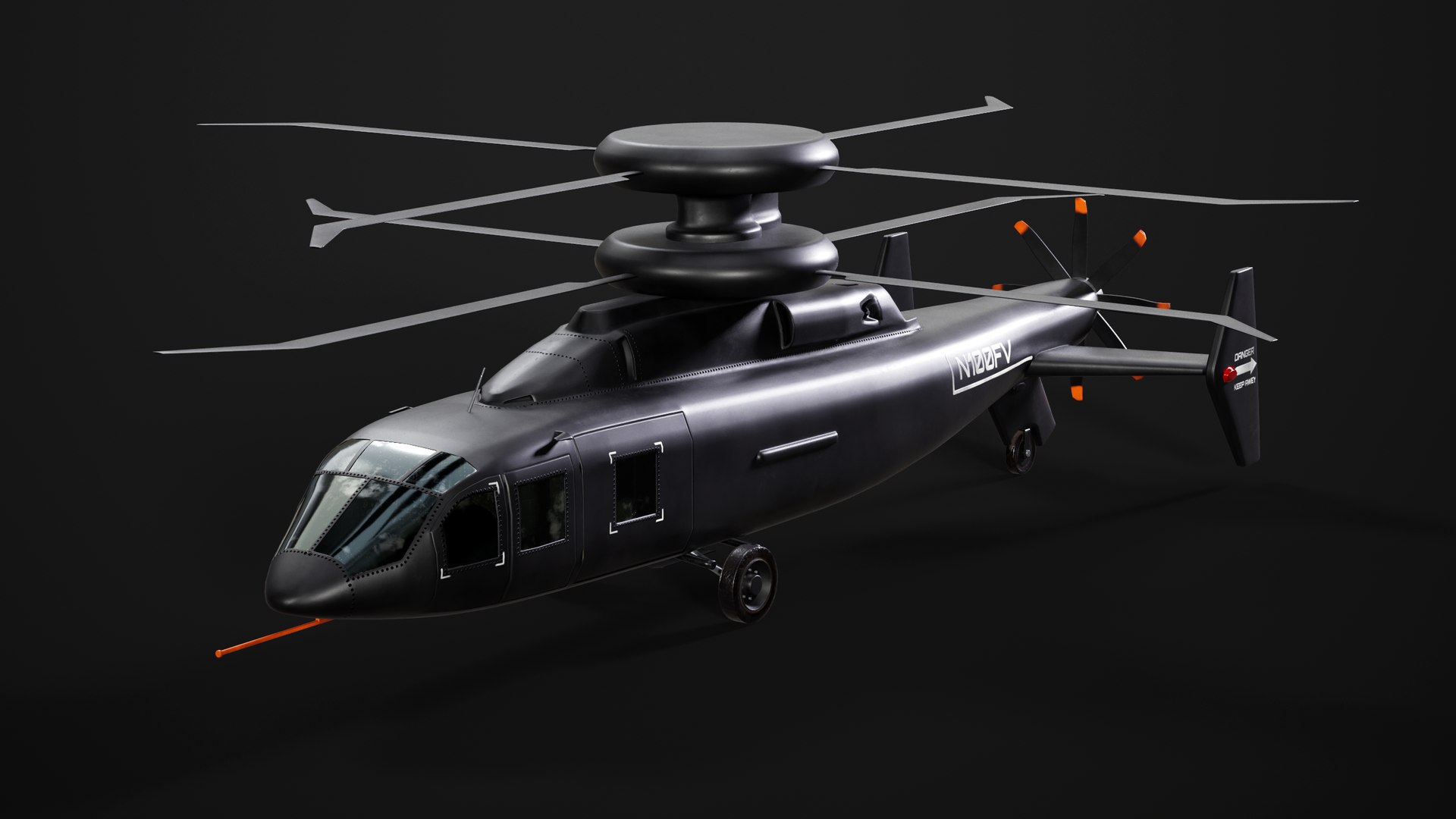 SikorskyBoeing SB1 Defiant Helicopter 3D TurboSquid 1800921