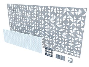 3D model PACOTE DE ELEMENTOS VAZADOS E PRE-MOLDADOS - NEOREX