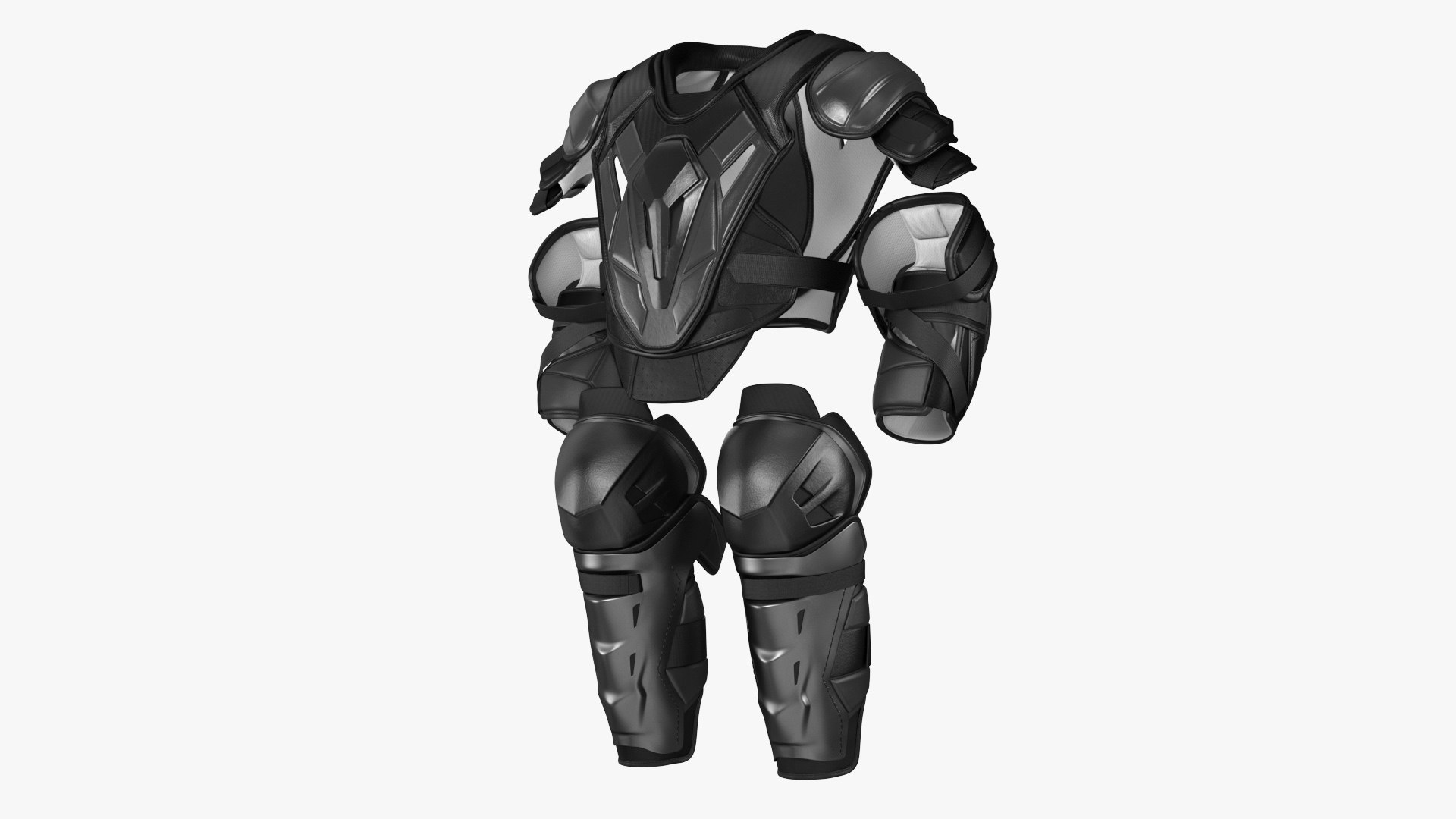 Hockey Gear Set 3D model preview