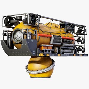 Remotely Operated SRS - Submarine Rescue System NATO 3D