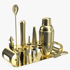 Bartender Kit 12 Piece Gold