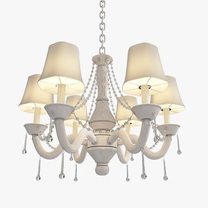 3D light stem chandelier traditional