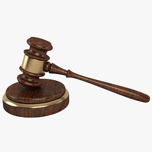 3ds max law gavel