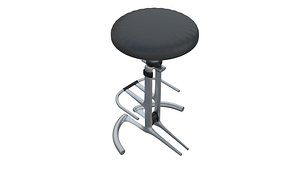 modern bar stool 3D model