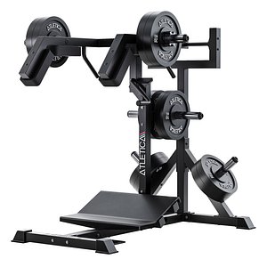 3D HyperSquat Kniebeuge und Wadenmaschine model