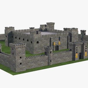 3D Medieval Castle model
