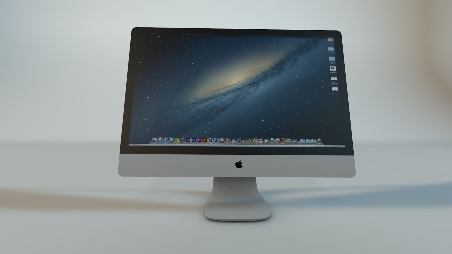 3d Apple Macpro Computer