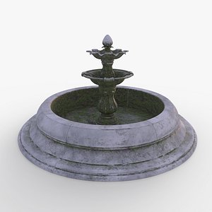 Fountain - Old mossed fountain