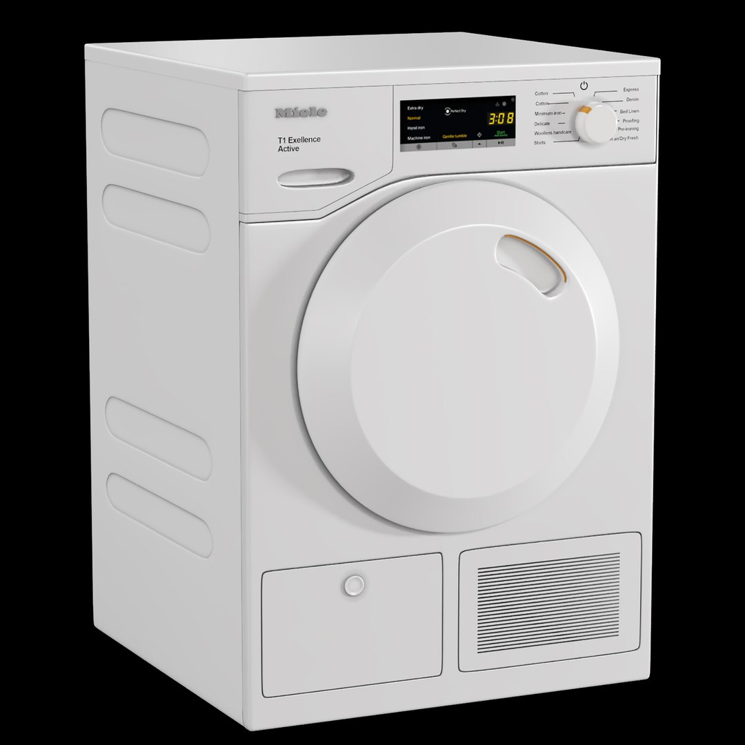 Miele Washing Machine And Dryer 3D Model TurboSquid 1990559