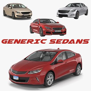 3D generic sedans