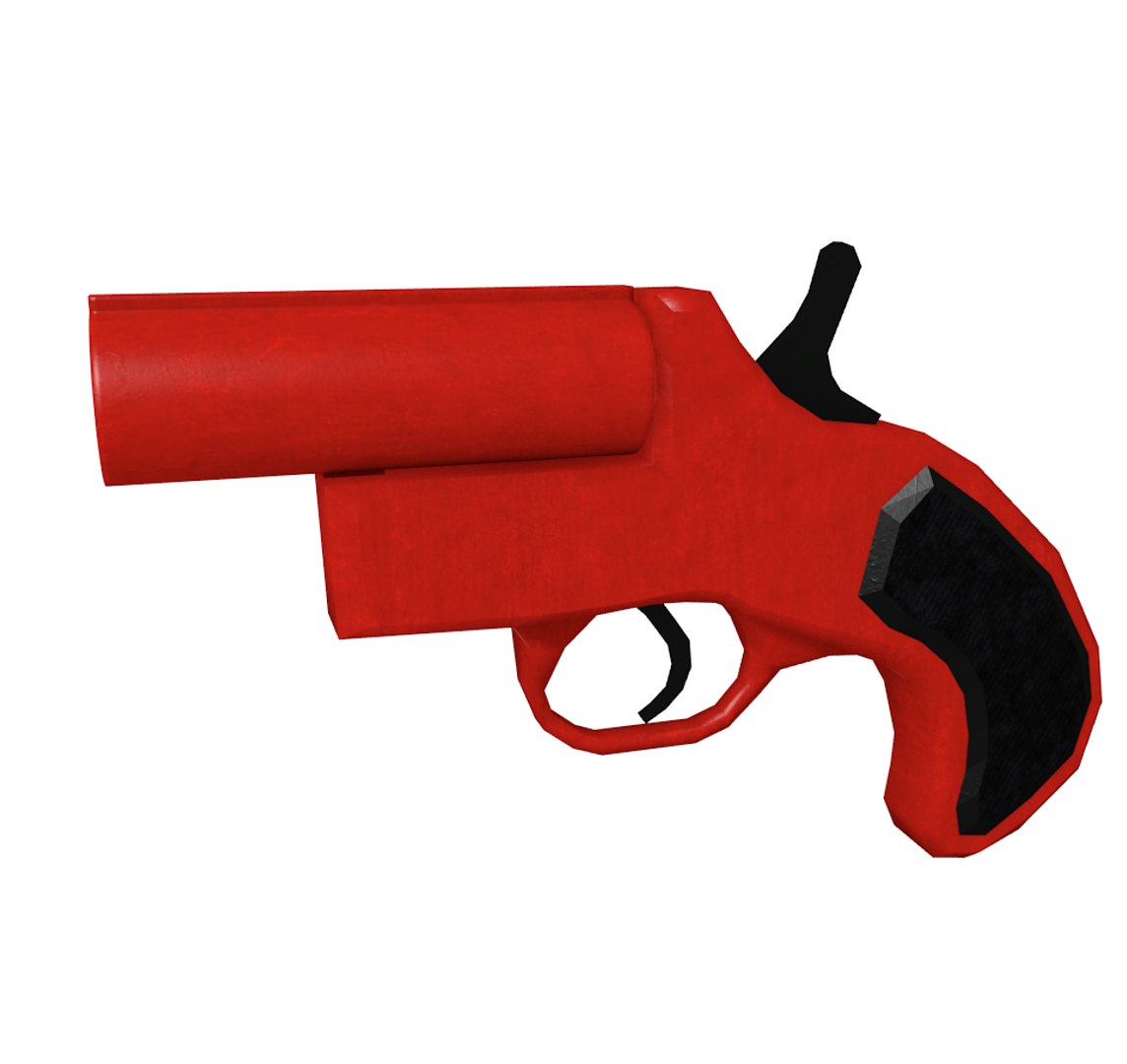 3d Model Flare Gun