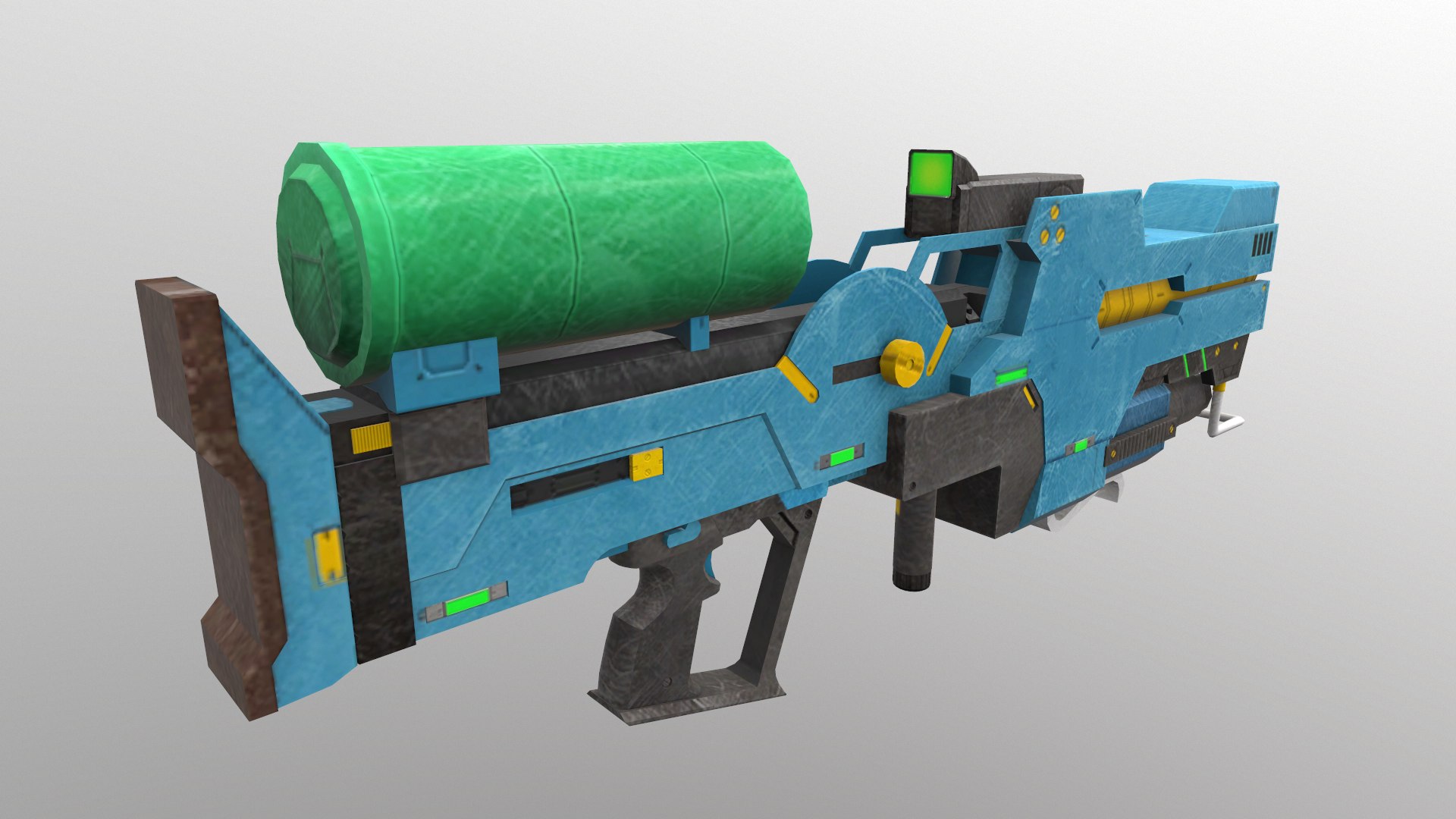 3D Machine Gun Level 5 - TurboSquid 2191417