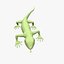 3D lizard model