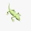 3D lizard model