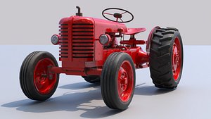 Old farm tractor