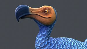 dodo stylized 3D model