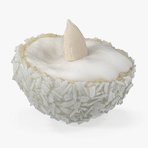 Half of Coconut White Chocolate Candy Ball