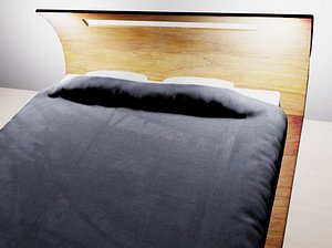 Curved Double Bed