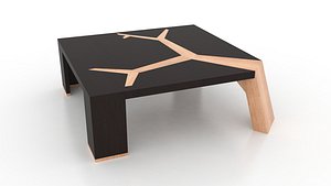 3d coffee table angkor