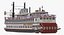 Wheeled Steamboat Belle of Louisville Rigged