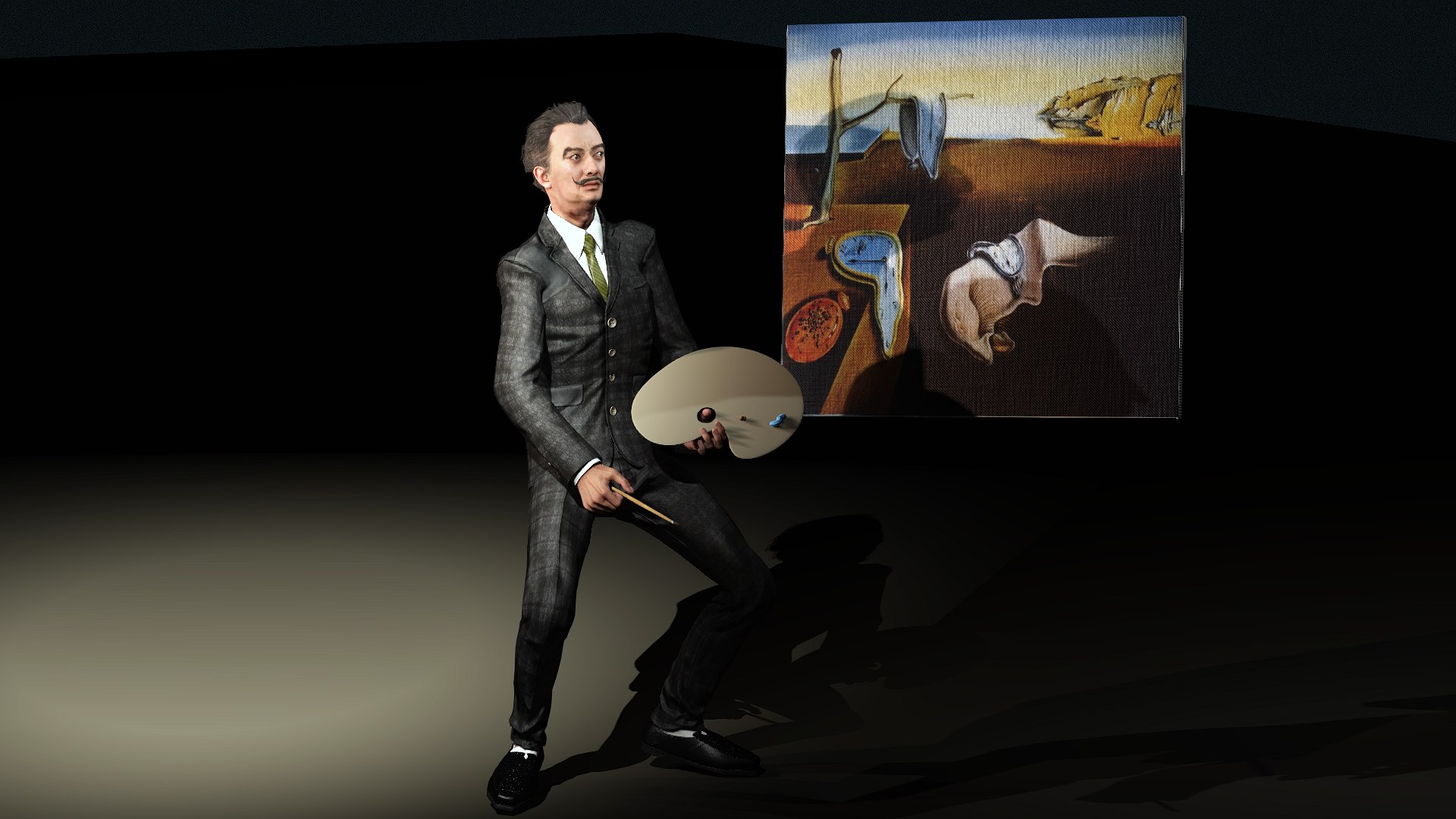 Salvador Dali 3D model https://p.turbosquid.com/ts-thumb/Ca/EXe6zW/ak/s4/jpg/1678272241/1920x1080/fit_q87/218f5bd5abaded1bc34d7c3820dd78dcdb1ad4c9/s4.jpg