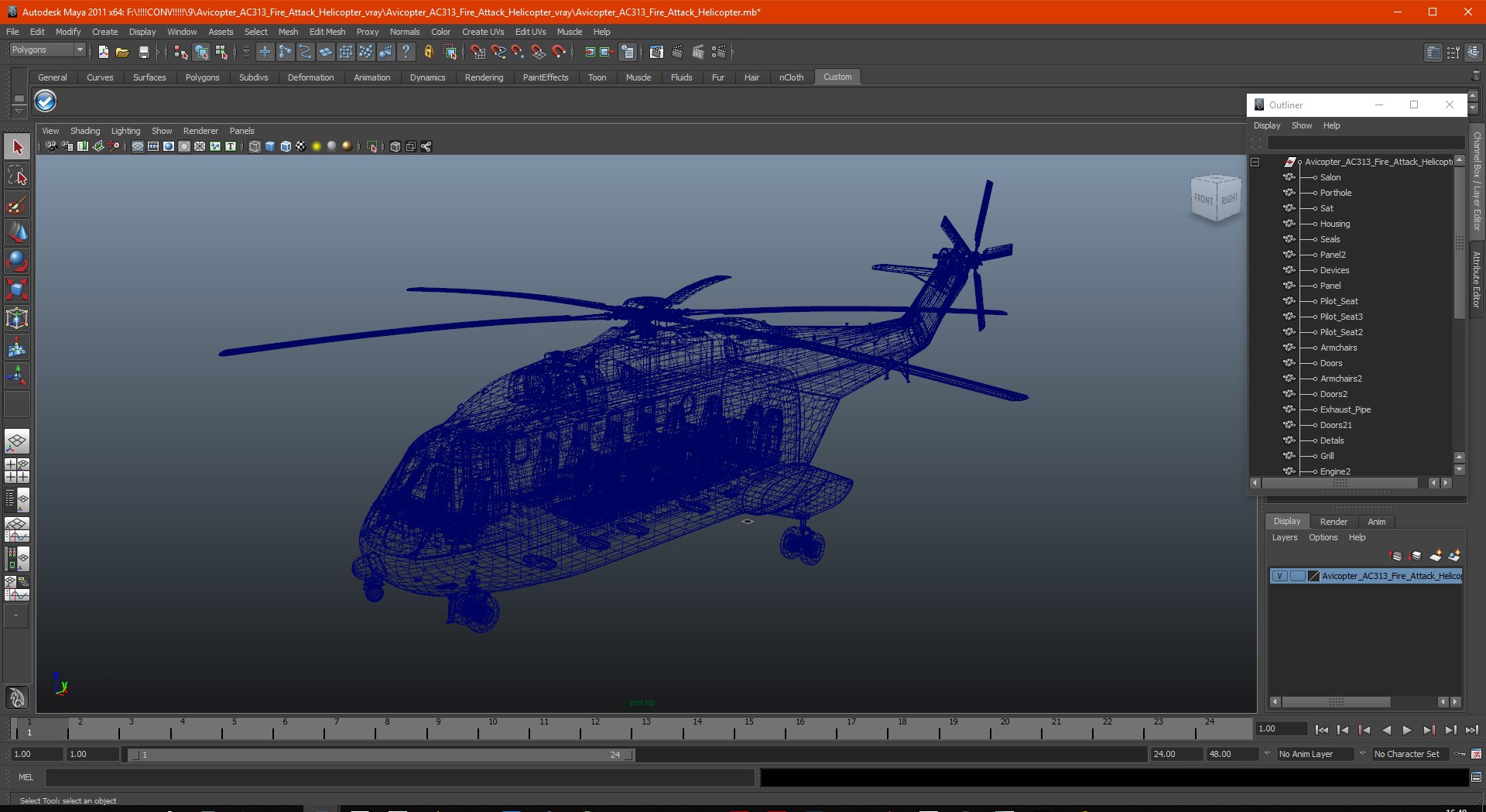 Avicopter Ac313 Attack Helicopter 3D Model - TurboSquid 1474063