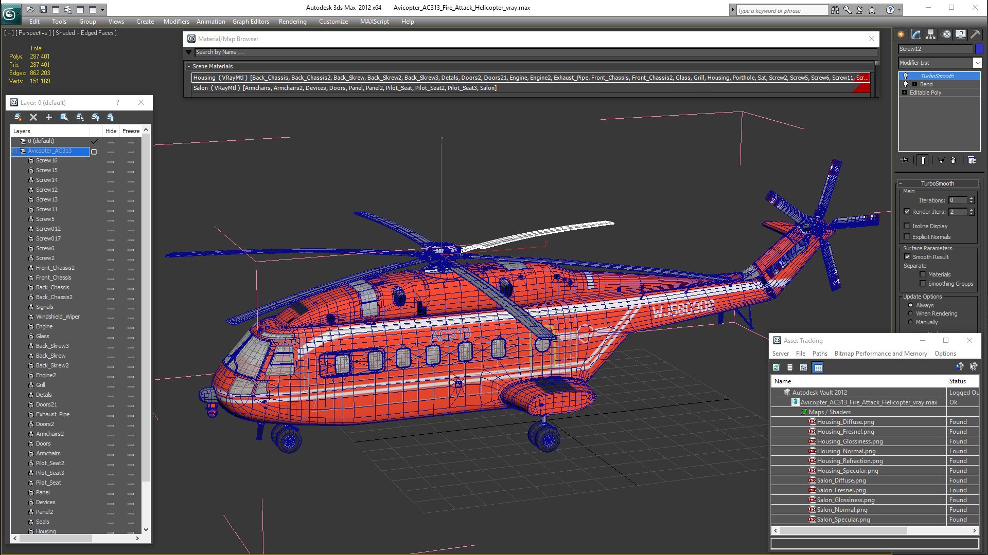 Avicopter Ac313 Attack Helicopter 3D Model - TurboSquid 1474063