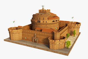 Castle Sant Angelo V2 3D model