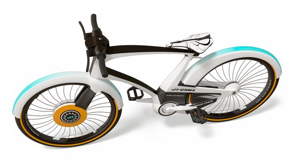 modele 3D de Velo Urbain Futuriste Blanc TurboSquid 2236741
