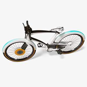Futuristic Urban Bicycle White