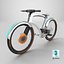 Bicicleta Urbana Futurista Branca