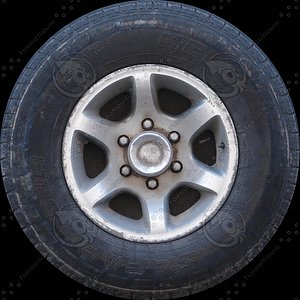 Truck Wheel Texture Map 