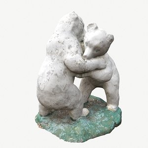 3D scanned bears