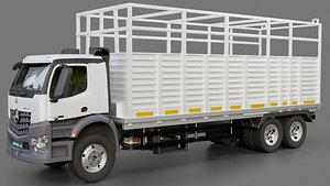 3D Mercedes Benz Antos Gabbage Truck model