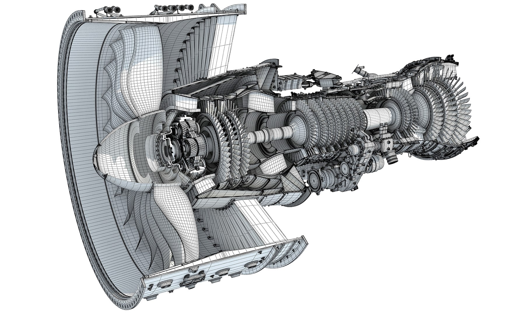 3D geared turbofan engine cutaway https://p.turbosquid.com/ts-thumb/Ca/W64PeS/HycU9EHA/cutawayturbofanengine_16/jpg/1573592236/1920x1080/fit_q87/629b57311338de3709fee51d2e8d44d203e33546/cutawayturbofanengine_16.jpg