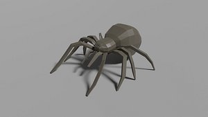 3D model Low-poly Spider