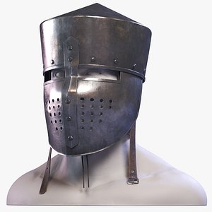 medieval helmet 3d model