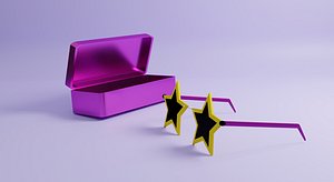 shape star spectacle 3D model
