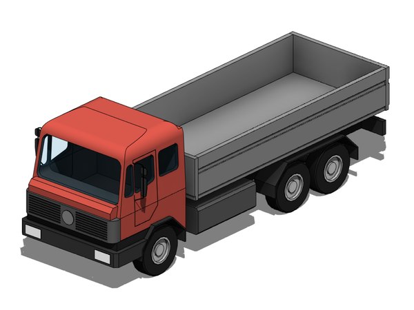 modelo 3d Camión paramétrico - Familia Revit - TurboSquid 1820268