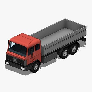 Parametric Truck - Revit Family 3D model
