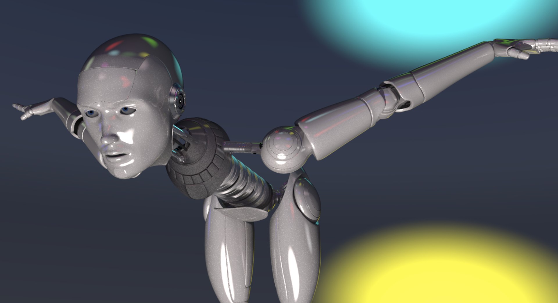 3d Completely Rigged Male Humanoid