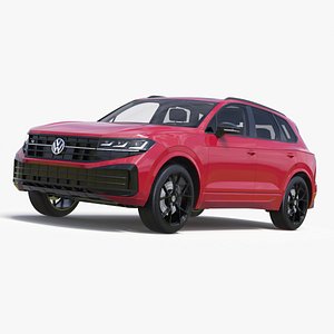 Volkswagen Touareg 2024 Red model