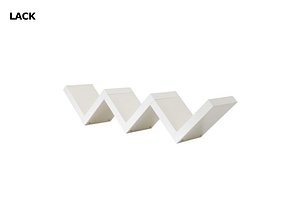 free shelf lack ikea 3d model