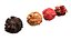 Collection de truffes au chocolat