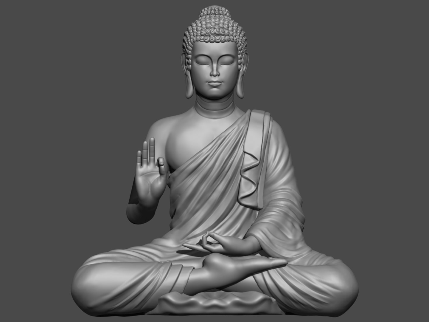 Buddha 3D model - TurboSquid 1620098