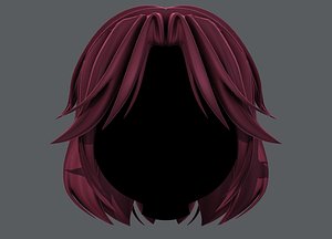 3D hair style girl v52