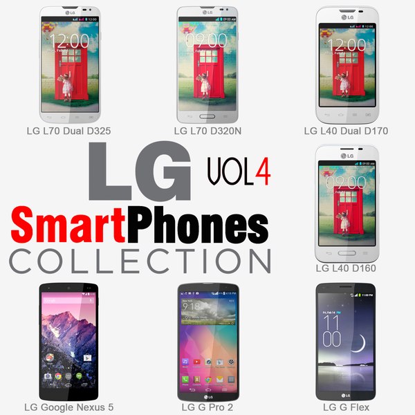 lg smartphones v4 phones 3d max